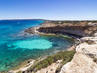 cala en baster formentera