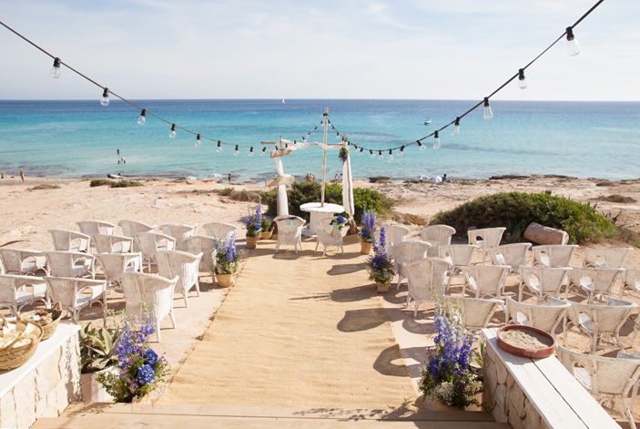 boda playa formentera
