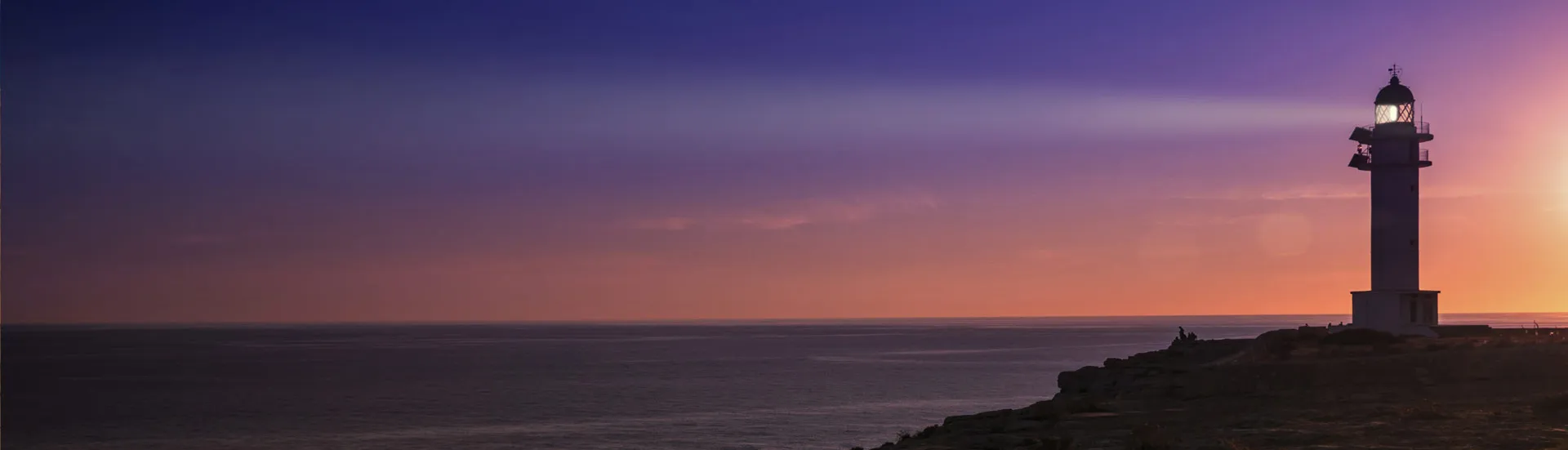 lighthouse sunset formentera